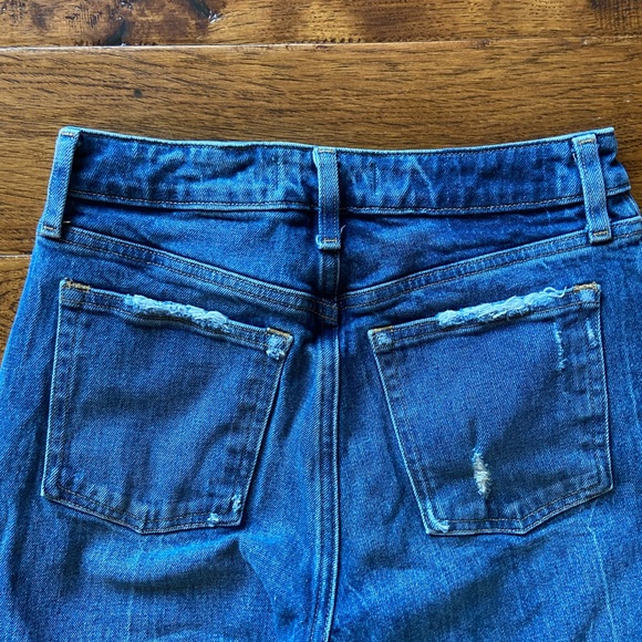 Abercrombie & Fitch Curve Love High Rise Mom Jean Dark Wash - Size 27 / 4r - Picture 5 of 5